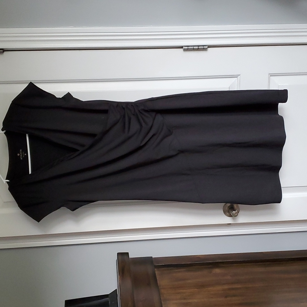 Athleta Black Nectar Faux Wrap Dress